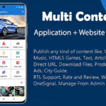 Multi Content Pro (Application and Website)